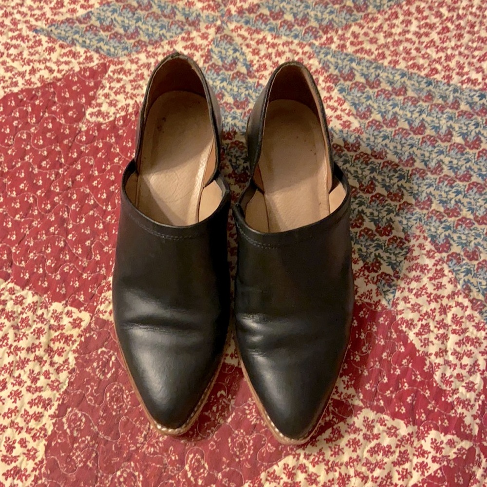 Madewell Black Brady Lowcut booties size 8